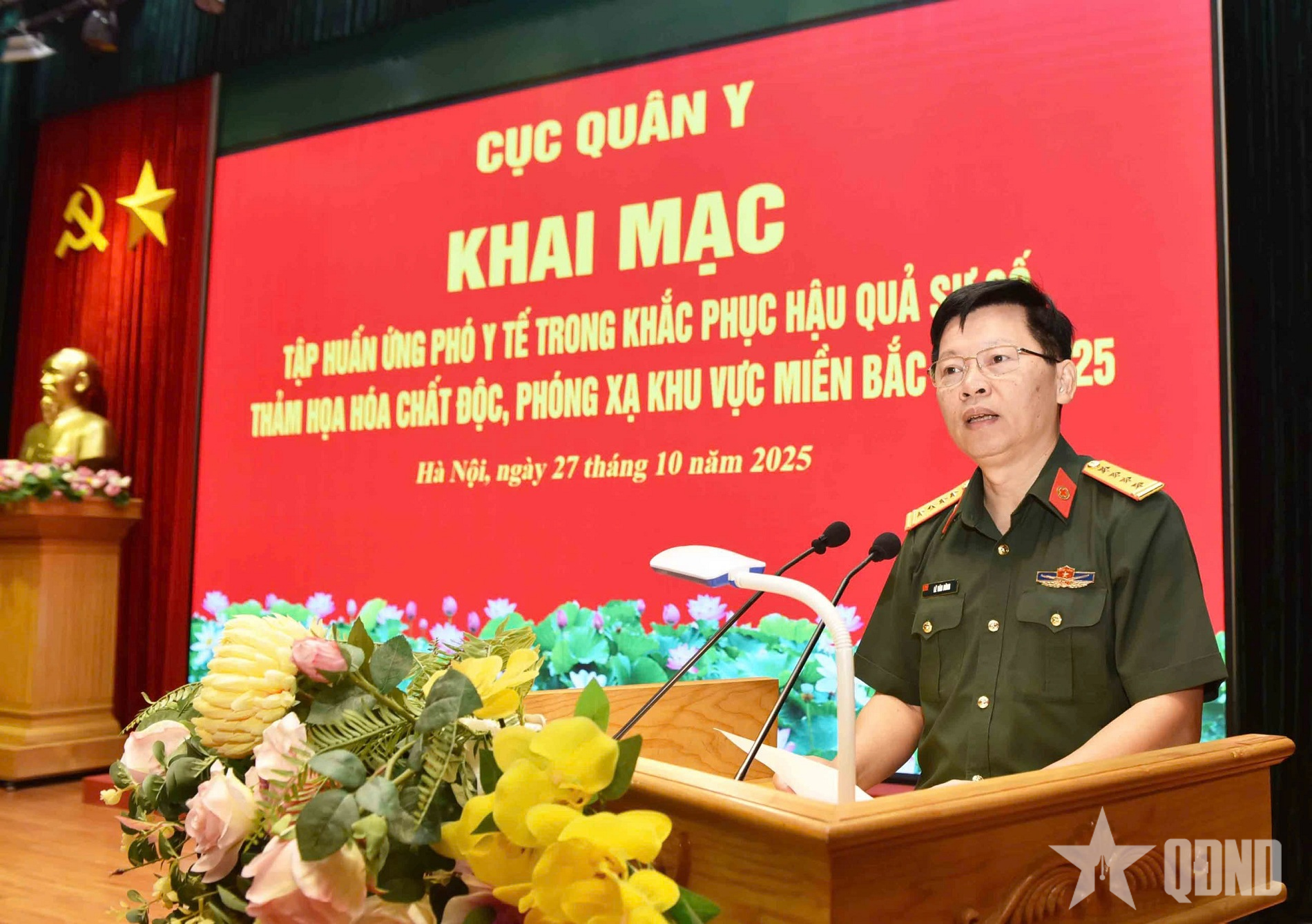 Tập huấn ứng phó y tế trong khắc phục hậu quả sự cố, thảm họa hóa chất độc, phóng xạ